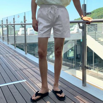 MRCYC夏季男士短褲休閑寬松直筒韓系潮流百搭五分褲純棉沙灘褲子