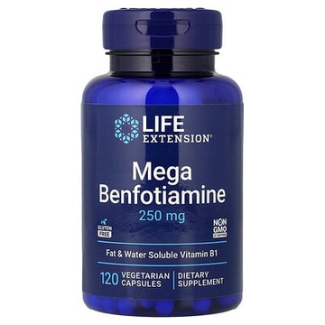 Life Extension, 高級苯磷硫胺食膠囊，250 毫克，120 粒