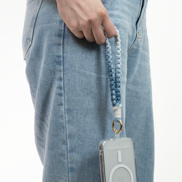 【新產品】漸變色手工編織系列手腕繩 | 漸變藍色