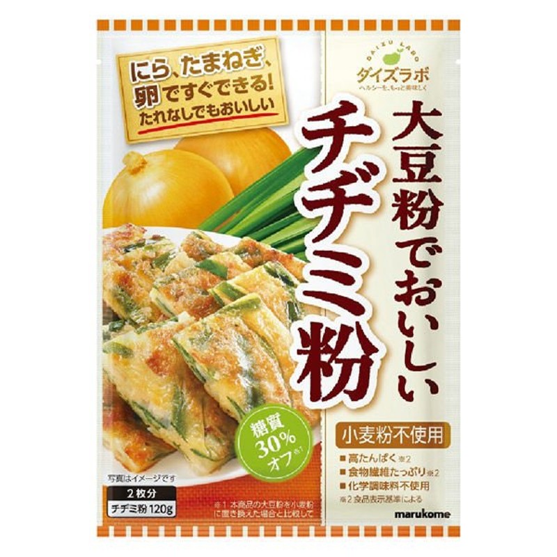 LINEショッピング　マルコメ　ダイズラボ　大豆粉のチヂミ粉　120g