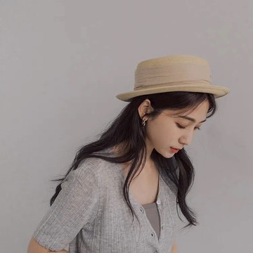 AJPEACE_拼接布面草帽 【22205130】
