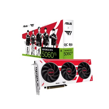 ASUS T1 GeForce RTX 5060 Ti 8GB GDDR7 OC 顯示卡+TUF GAMING B850M-PLUS 主機板
