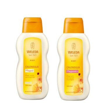 德國原廠版 Weleda 薇莉達  金盞花嬰兒保養乳液/保養油(無香味) 200ml 金盞花系列 附發票現貨 ｜滿額領券最高現折$200⚡保養 美妝 品牌香氛 【心心哈德】