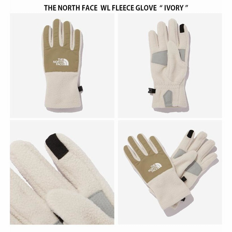 THE NORTH FACE ノースフェイス 手袋 WL FLEECE GLOVE ホワイト