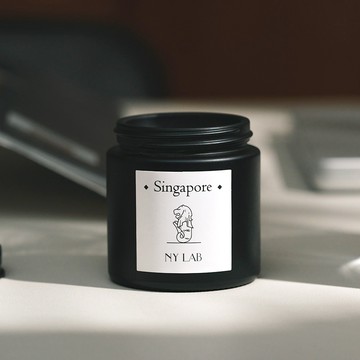 【NY LAB 紐約實驗室】城市限定霧質感手工香氛蠟燭 -新加坡檸檬 3.5oz