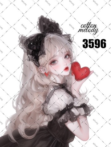 original sticker no.3596 人物貼紙 原創貼紙 原創人物貼紙 裝飾貼紙 cotton melody