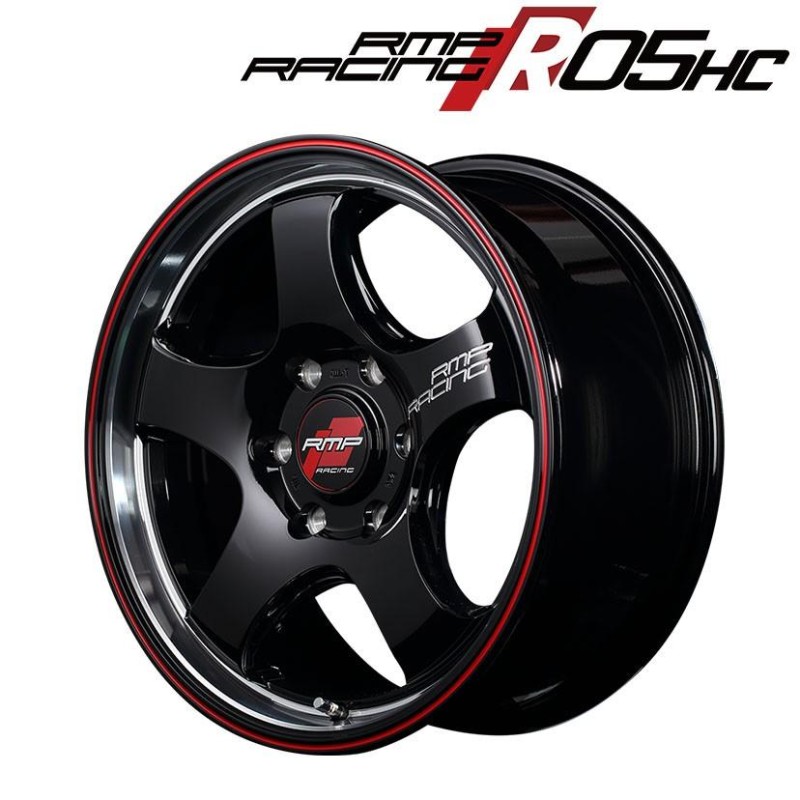 MID RMP RACING R05HC (ブラック/リムレッドライン) 16×6.5J 6H PCD139