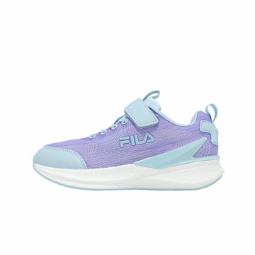 Fila 慢跑鞋 J804A 中大童鞋 女鞋 小朋友 紫 魔鬼氈 運動鞋 3J804A991