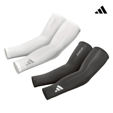 adidas 愛迪達 吸濕排汗壓縮袖套 (黑/白)