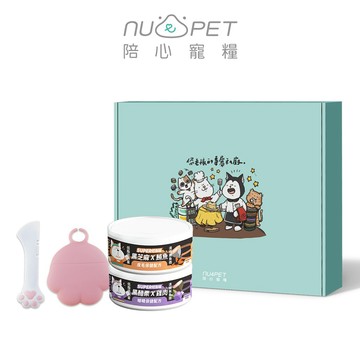 【nu4PET陪心寵糧】陪心禮盒｜Super小黑狗輕脂主食罐、吃貨小幫手｜寵物禮盒 寵物新手 狗狗禮盒 狗狗主食 寵物用品 寵物 犬 寵物送禮