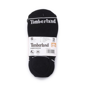 TIMBERLAND 隱形襪 3入組 黑 A6B9F001