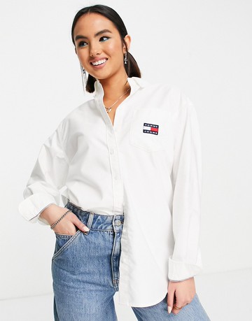 Tommy jeans boyfriend shirt new arrivals