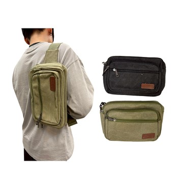 ~雪黛屋~TONE 腰包超大容量二主袋+外袋共五層進口防水帆布做生意TW712