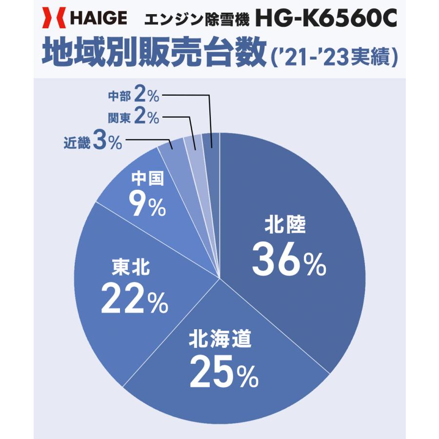 ＜即納 12月限定 直前割＞エンジン式除雪機（自走式）除雪幅56cm HG-K6560C