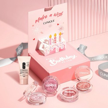 【CLINIQUE 倩碧】小花腮紅生日快樂禮盒 🎁  牡羊座生日禮物 ♈  送女友 生日禮物推薦