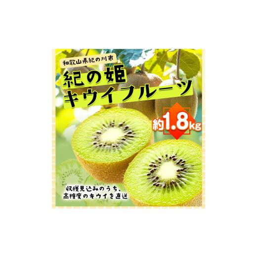 ふるさと納税 和歌山県 紀の川市 和歌山県紀の川市産 紀の姫キウイフルーツ約1.8kg 紀の川市厳選館 《2024年1月中旬から3月下旬頃より順…