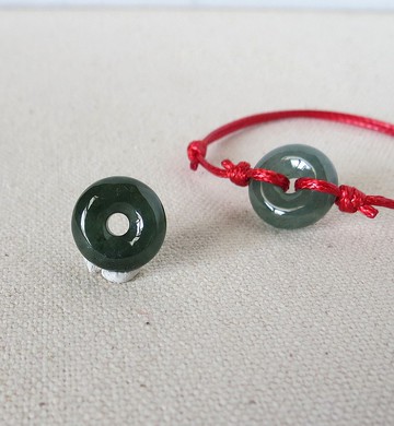 本命年【平安‧如意】平安扣韓國蠟線手鍊*MJ07*招財、保平安