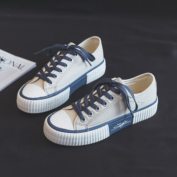 FB4246 日系經典百搭英文字母復古餅乾鞋