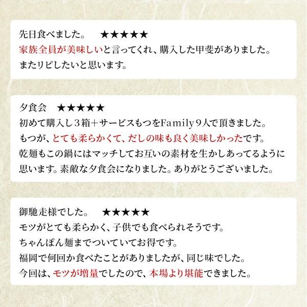 モツ鍋 もつ鍋 博多 牛 もつ ホルモン 鍋 セット ちゃんぽん お取り寄せ 常温保存 長期保存可能  牛もつ鍋セット 1人前×3セット