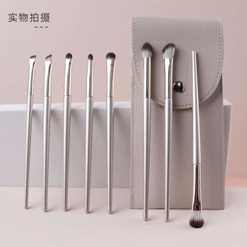 小美美妝店 8支鎏金化妝刷 化妝刷具 眼影刷 粉底刷 高光刷 鼻影刷 散粉刷 眉刷 8只裝化妝刷 輕奢高端化妝刷..