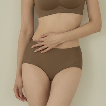 高彈裸感無痕包邊三角內褲