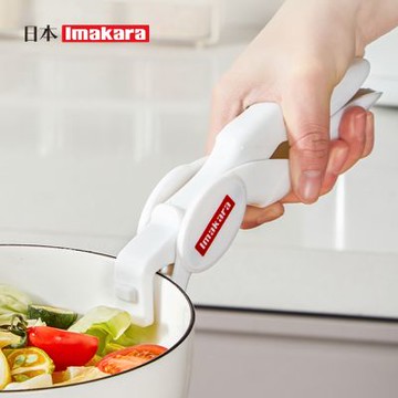 日本Imakara 加厚矽膠防滑防燙隔熱取碗夾-多色可選