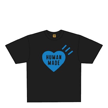 HUMAN MADE HEART TEE  OFFLINE STORE BLACK