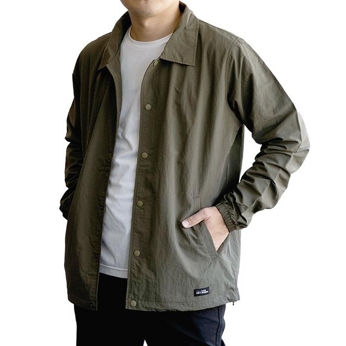 FOREST WARDROBE フォレストワードローブ コーチ ジャケット メンズ COACH JACKET F1800204 KHAKI 通販  LINEポイント最大0.5%GET LINEショッピング