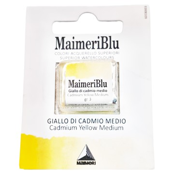 MaIMeRI 美利 塊狀水彩 S3 083 中鉻黃 CADMIUM YELLOW MEDIUM  1.5ml  1色