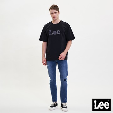 Lee 男款 709 低腰合身小直筒牛仔褲 深藍洗水