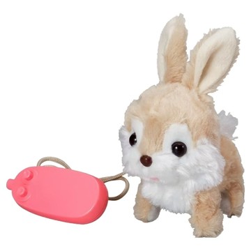 IWAYA 線控可愛兔 毛絨布ABS塑膠材質  1個  Brown  11.5cm