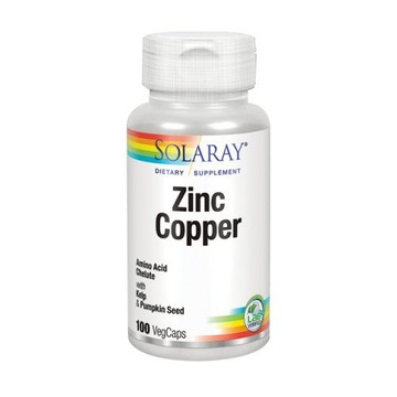 Zinc Copper 100 Caps by Solaray