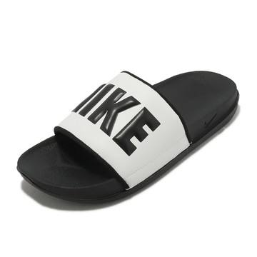 Nike 拖鞋 Wmns Offcourt Slide 女鞋 白 黑 緩震 一片拖 熊貓