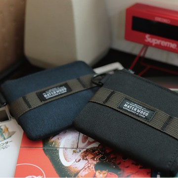 Matchwood Zip L型拉鍊短夾   4色選 - 全黑