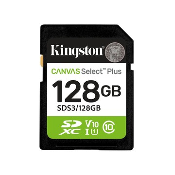 Kingston Canvas Select Plus SD 記憶卡 SDS3 128GB