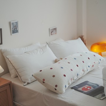 法蘭絨 長抱枕 彩色棉花糖 110cmX40cm 觸感柔軟細緻 禮物推薦 棉床本舖