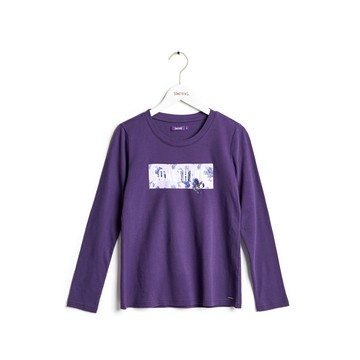 SOMETHING｜女裝｜女鳶尾花薄長袖T恤