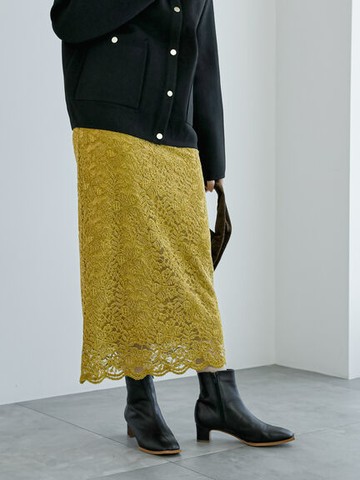 氣質蕾絲長裙(FC33L0L1080) - Te chichi