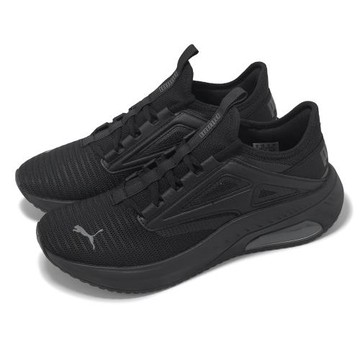 Puma 慢跑鞋 X-Cell Ayro 男鞋 黑 拼接 緩衝 支撐 全黑 運動鞋 31164802