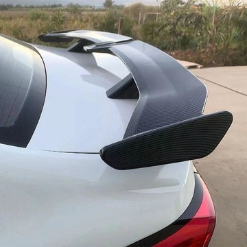 免運🛒適用於汽車通用尾翼改裝三廂通用免打孔海鷗尾翼跑車翼免打孔尾翼
