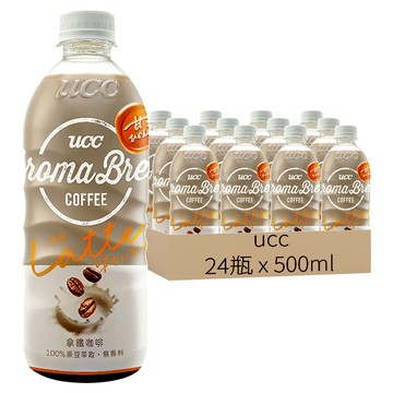 ucc AROMA艾洛瑪拿鐵  24個  500ml
