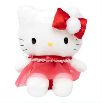 【震撼精品百貨】Hello Kitty 凱蒂貓~日本SANRIO三麗鷗 KITTY24吋絨毛玩偶娃娃-緞帶洋裝*15895