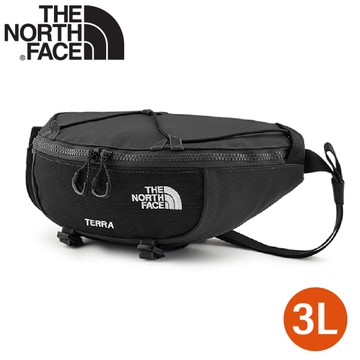 【The North Face TERRA LUMBAR 3L 腰包《黑》】81EO/品牌LOGO腰包/隨身腰包/戶外輕巧便攜包