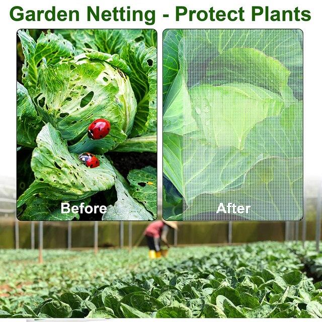 庭と野菜の昆虫ネットカバー,花のケア,ハエ防止保護,害虫駆除,長さ6または10m