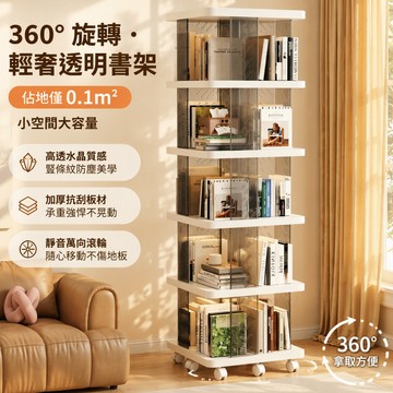 直立式旋轉書架 多層收納防塵落地書櫃 防塵書架 落地置物架 書架 落地書架 兒童書架 閱讀書架 學生簡易書櫃 925