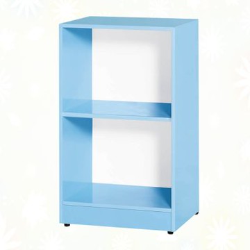 文創集-南亞塑鋼    莫尼 南亞塑鋼1.6尺開放二格中高收納櫃-48.4x40x84cm免組