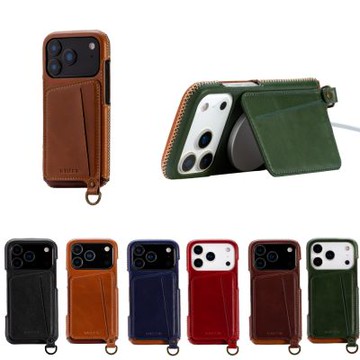 iPhone 17 Pro 經典系列-磁吸站立卡袋手機皮套(支援磁吸式充電MagSafe)-六色任選