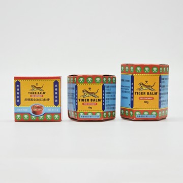 TIGER BALM 虎標萬金油 (紅) 軟膏 三種克數  4g/19g/30g (乙類成藥)