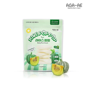 韓國 AGA-AE - 益生菌寶寶米餅-南瓜