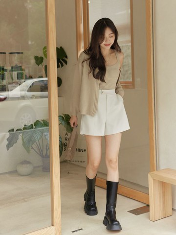 自訂 心機顯瘦西裝短褲